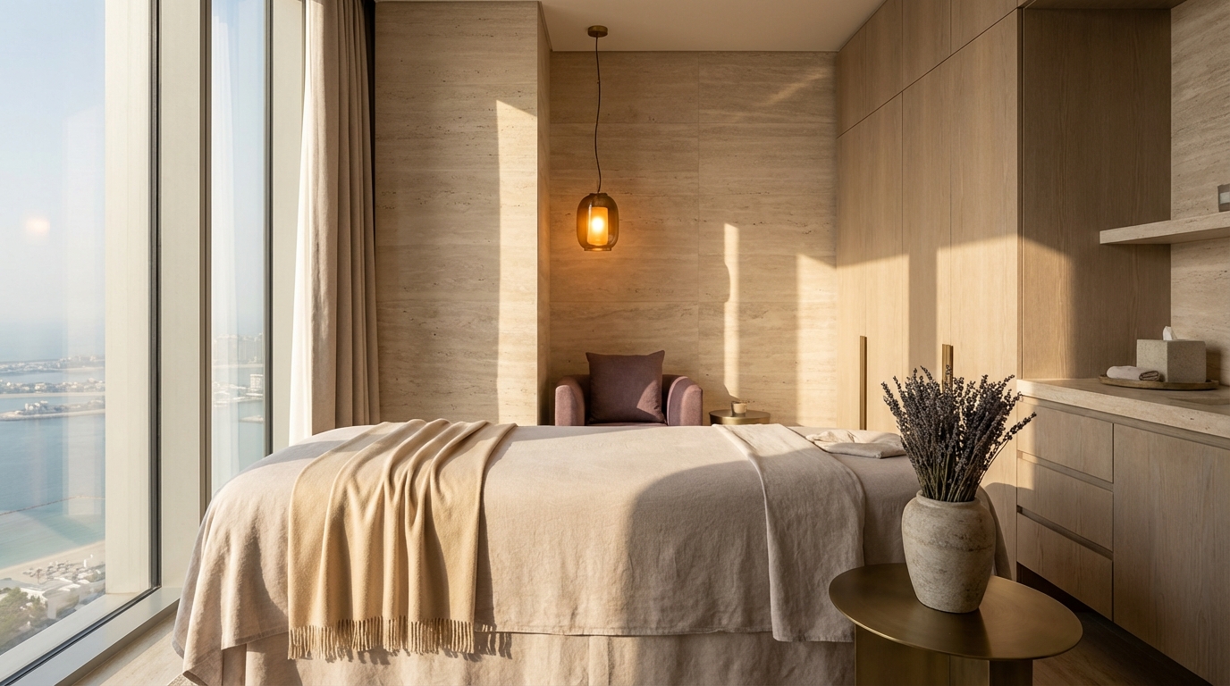 Facial treatment moment