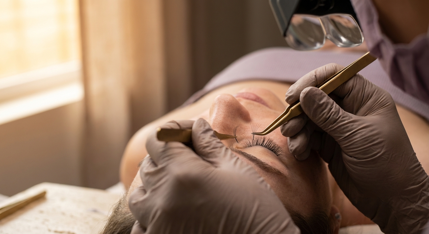 Therapist hands at work