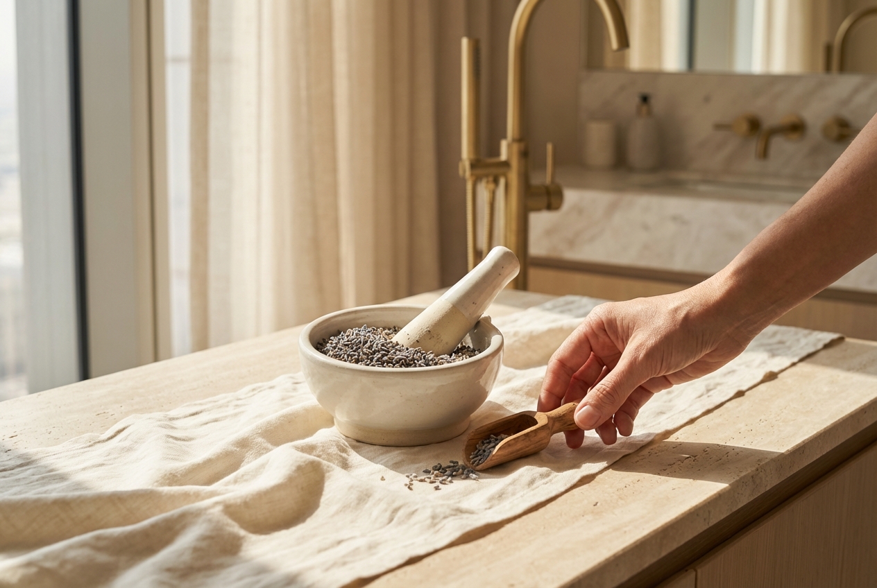 Lavender Glow products — moment 3